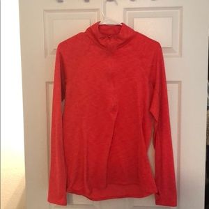 Pink under armour zip up